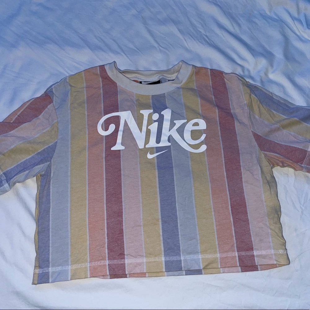 NIKE RAINBOW CROP TOP